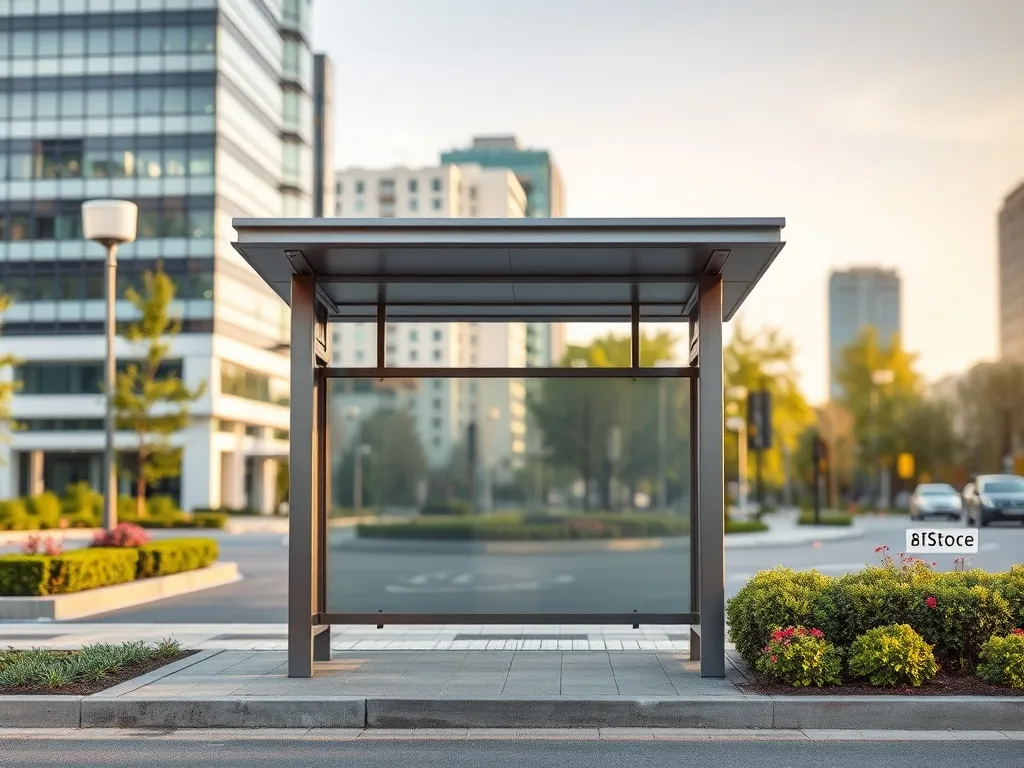 Stalowe wiaty przystankowe jako element infrastruktury transportowej